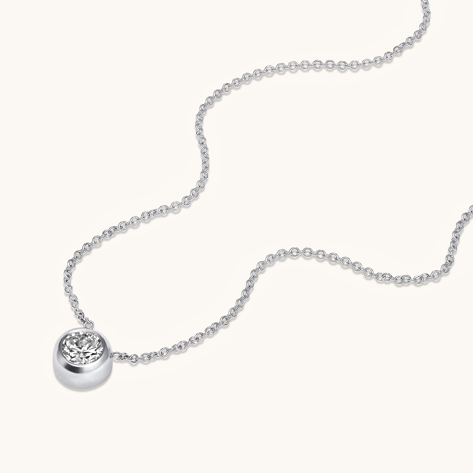 Bezel Set Solitaire Birthstone Pendant - Happy Jewelers Fine Jewelry Lifetime Warranty