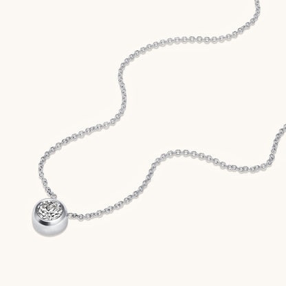 Bezel Set Solitaire Birthstone Pendant - Happy Jewelers Fine Jewelry Lifetime Warranty