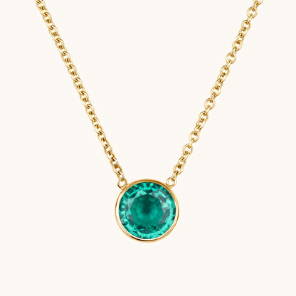 Day 1 | 12 Days of Christmas! Bezel Set Solitaire Birthstone Pendant