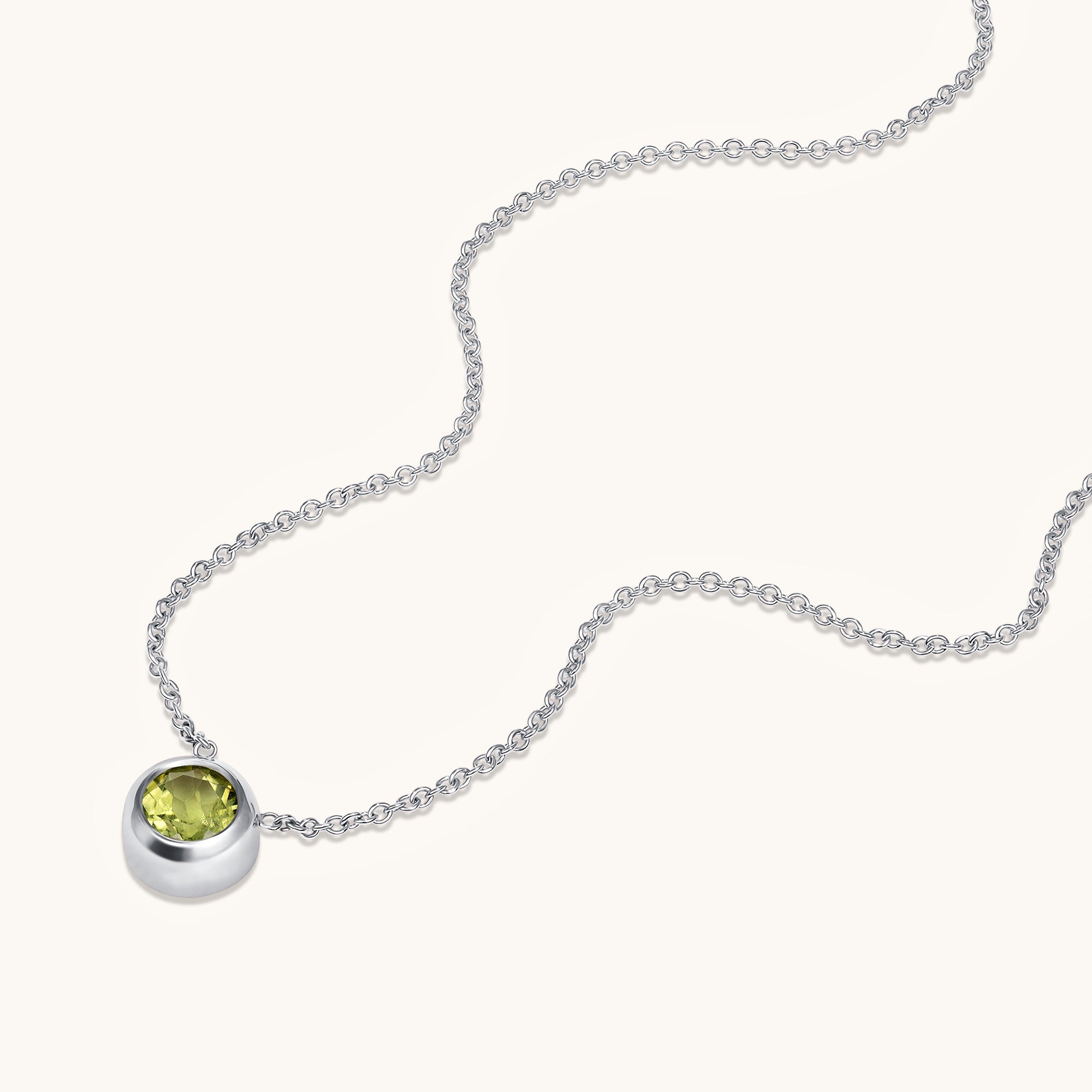 Bezel Set Solitaire Birthstone Pendant - Happy Jewelers Fine Jewelry Lifetime Warranty