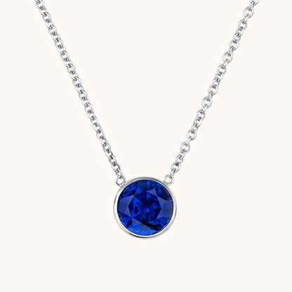 Bezel Set Solitaire Birthstone Pendant - Happy Jewelers Fine Jewelry Lifetime Warranty