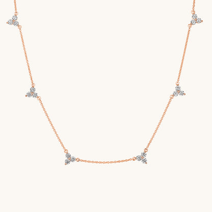 Trio Lab Diamond Necklace - Happy Jewelers Fine Jewelry Lifetime Warranty