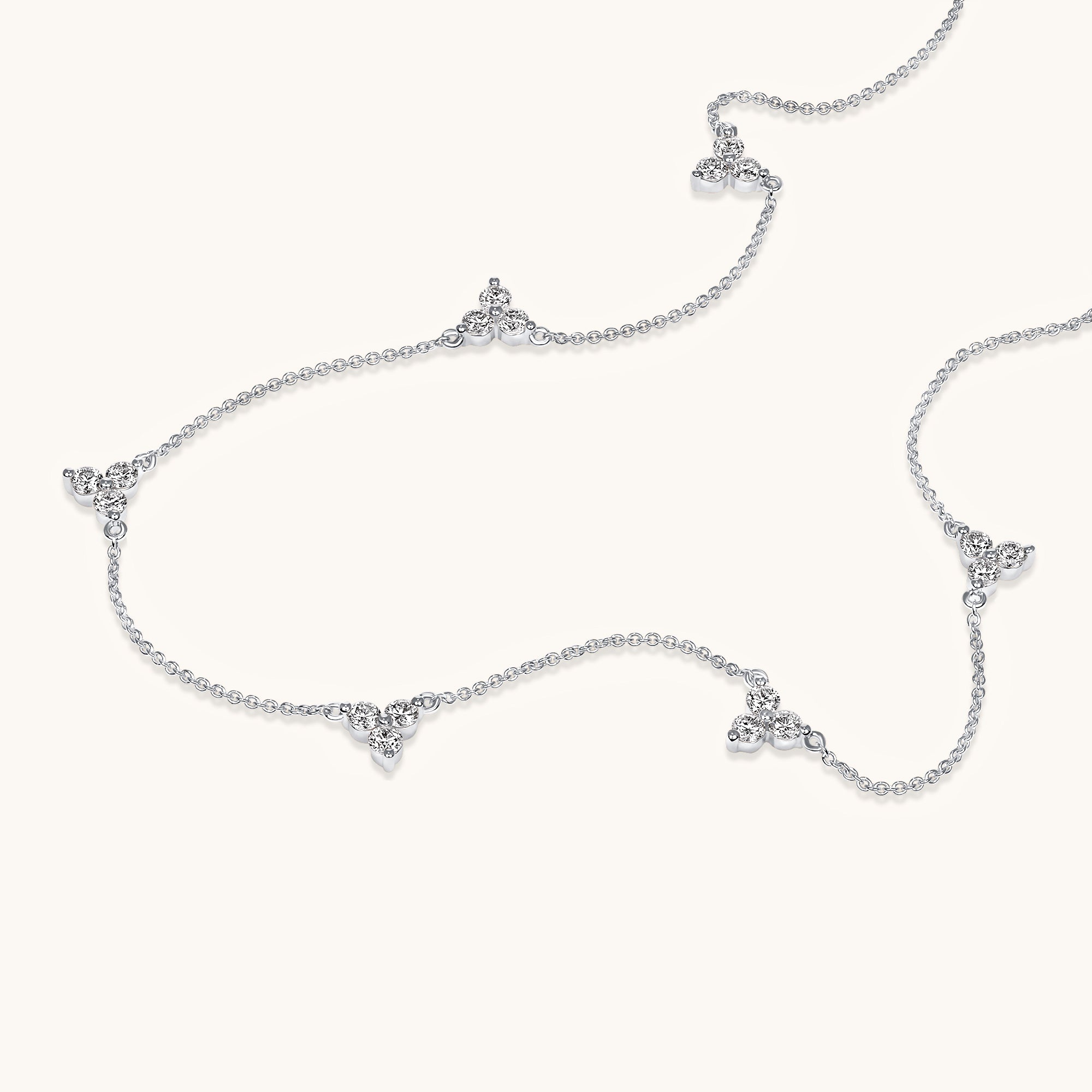 Trio Lab Diamond Necklace - Happy Jewelers Fine Jewelry Lifetime Warranty
