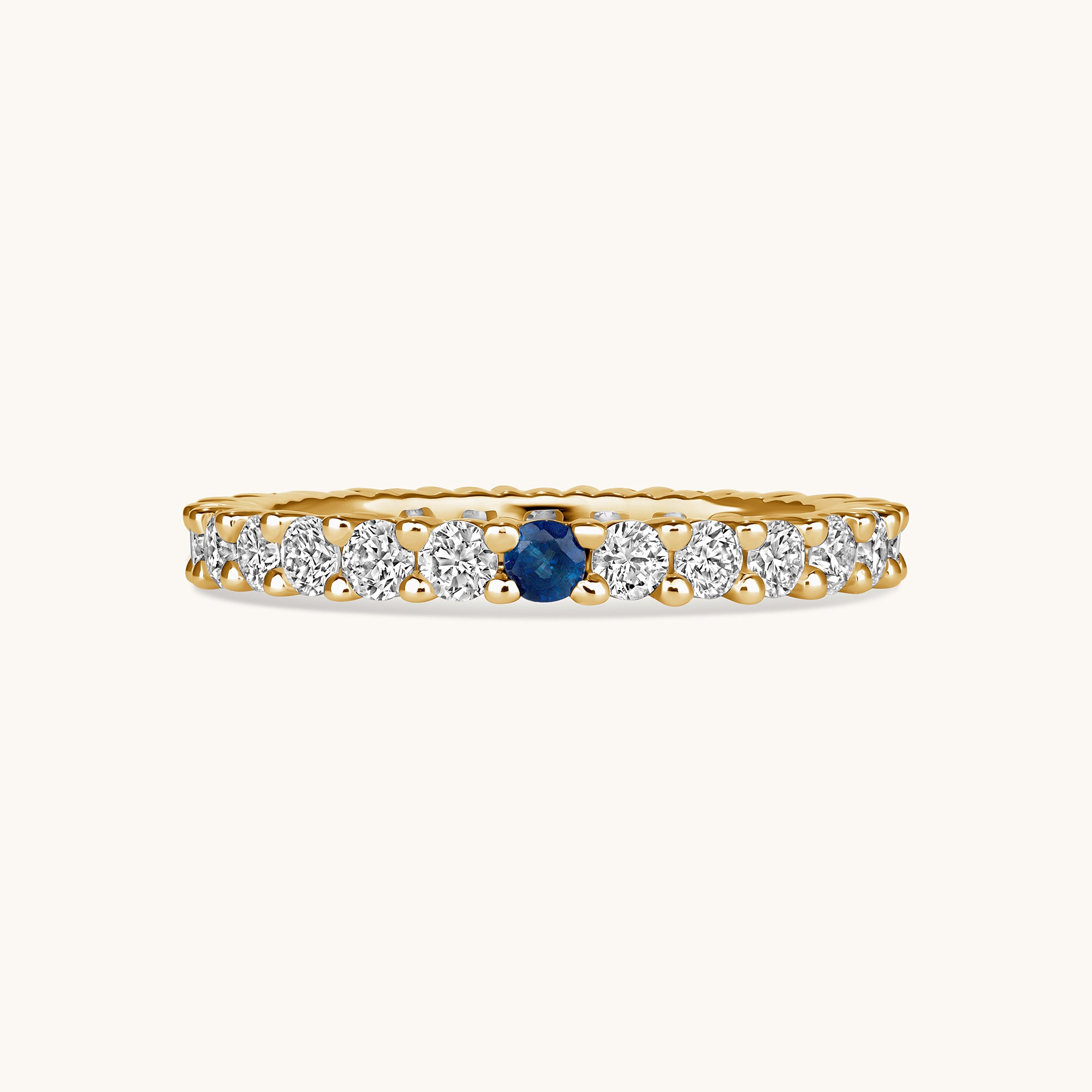 Birthstone Diamond Eternity Band - Happy Jewelers Fine Jewelry Lifetime Warranty