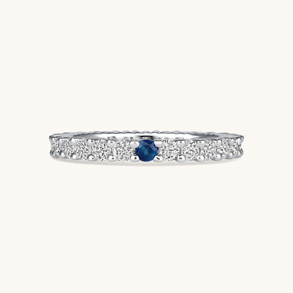 Birthstone Diamond Eternity Band - Happy Jewelers Fine Jewelry Lifetime Warranty