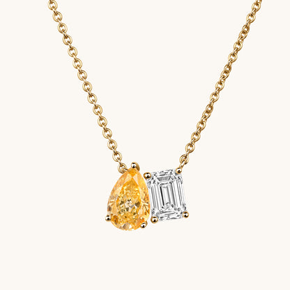 Golden Pair Necklace - Happy Jewelers Fine Jewelry Lifetime Warranty