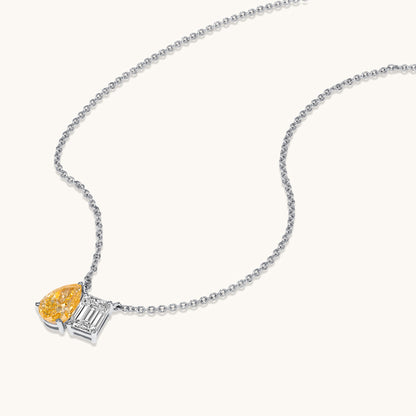 Golden Pair Necklace - Happy Jewelers Fine Jewelry Lifetime Warranty