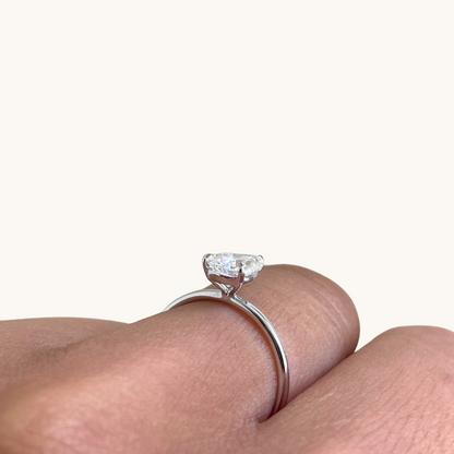 1.04 Pear Lab Diamond Engagement Ring - Happy Jewelers Fine Jewelry Lifetime Warranty