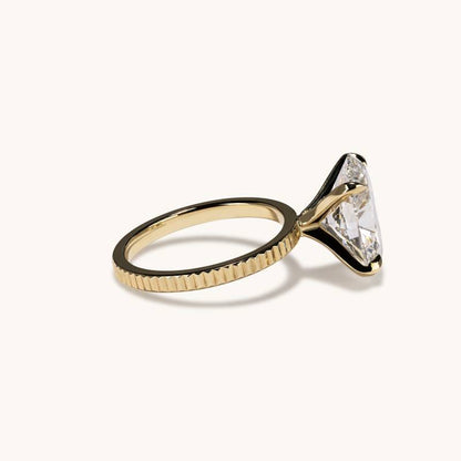 5.23 Oval Lab Diamond Solitaire Engagement Ring - Happy Jewelers Fine Jewelry Lifetime Warranty