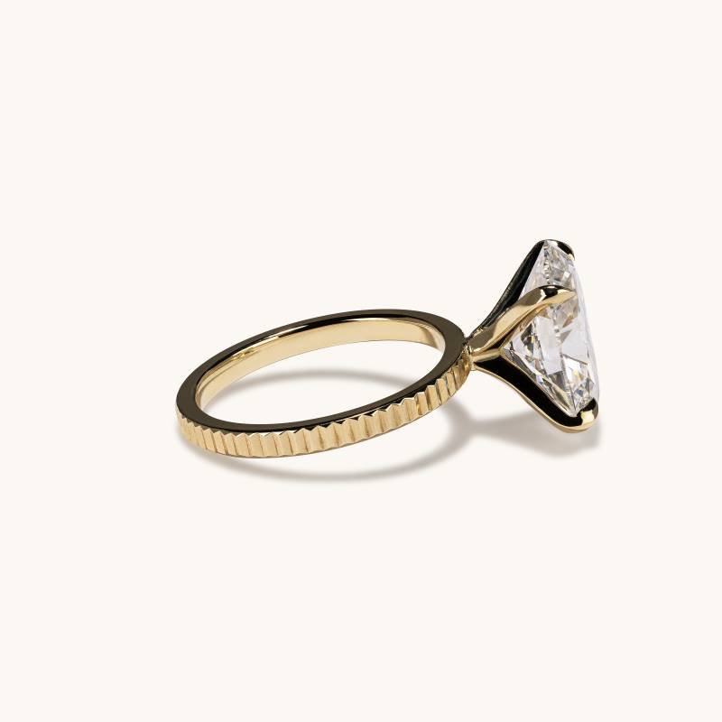 5.23 Oval Lab Diamond Solitaire Engagement Ring - Happy Jewelers Fine Jewelry Lifetime Warranty