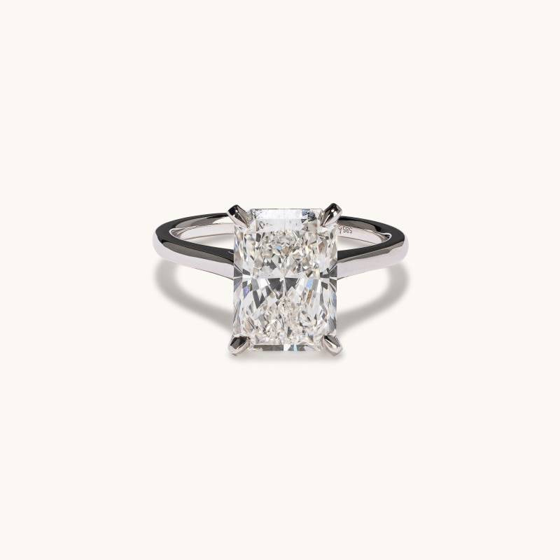 4.03 Radiant Lab Diamond Engagement Ring