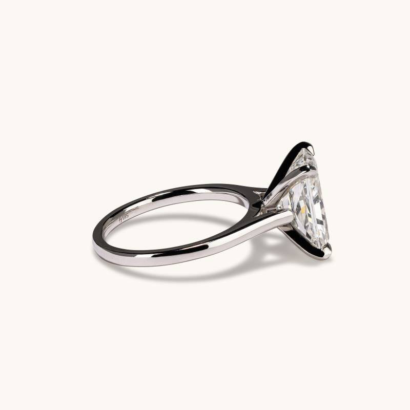 4.03 Radiant Lab Diamond Engagement Ring