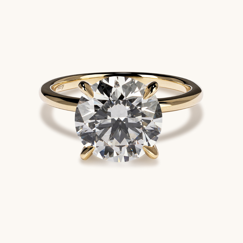 4.10  Round Lab Diamond Engagement Ring