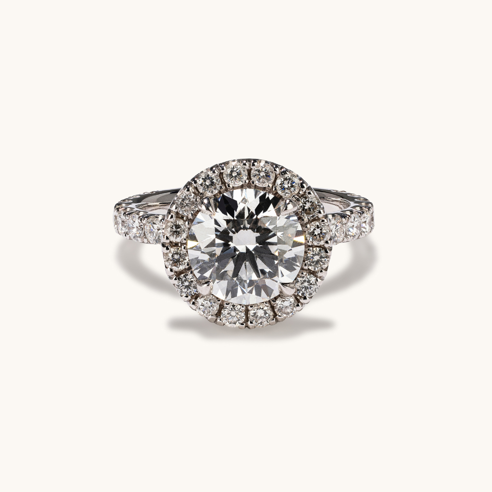 2.10 Round Lab Diamond Engagement Ring