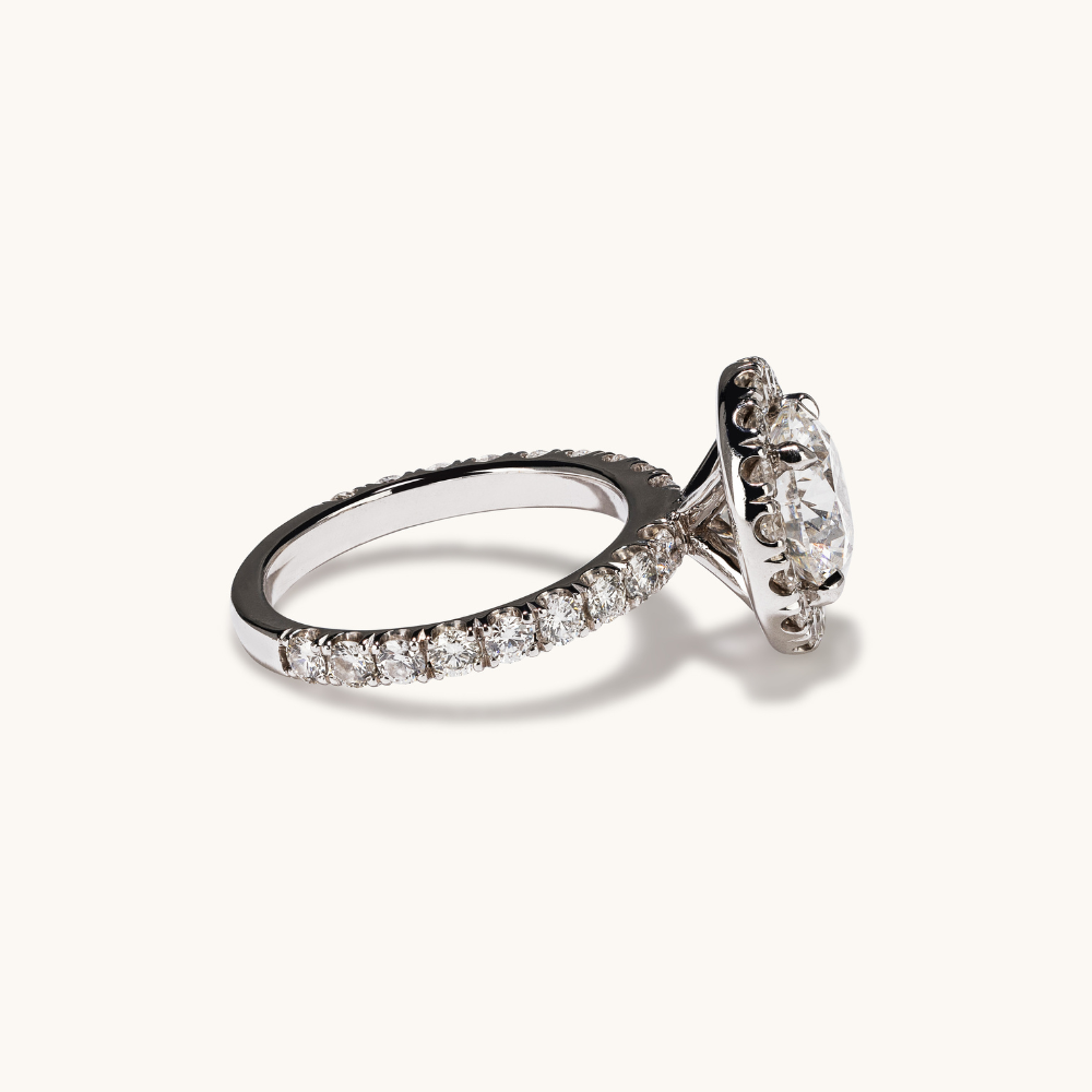 2.10 Round Lab Diamond Engagement Ring