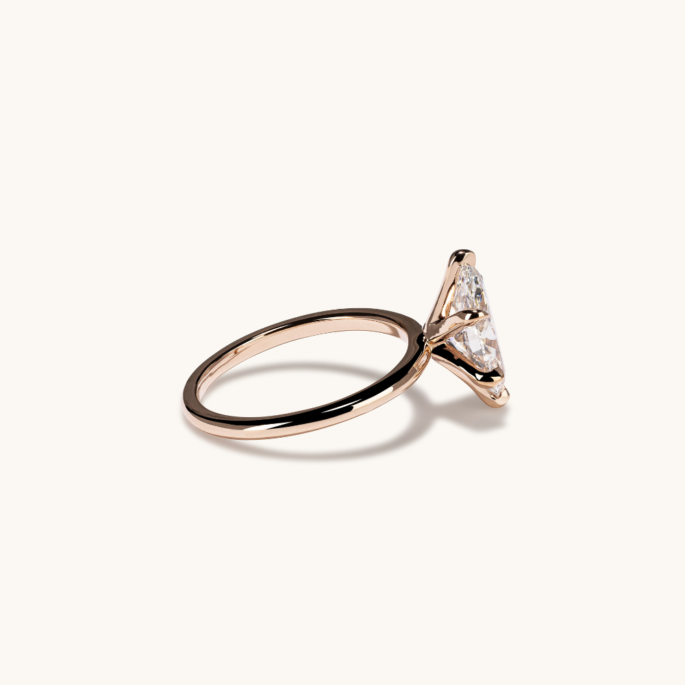 2.06 Marquise Lab Diamond Engagement Ring