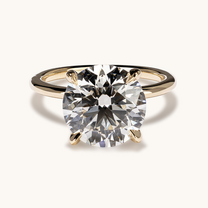 4.13 Round Lab Diamond Engagement Ring - Happy Jewelers Fine Jewelry Lifetime Warranty