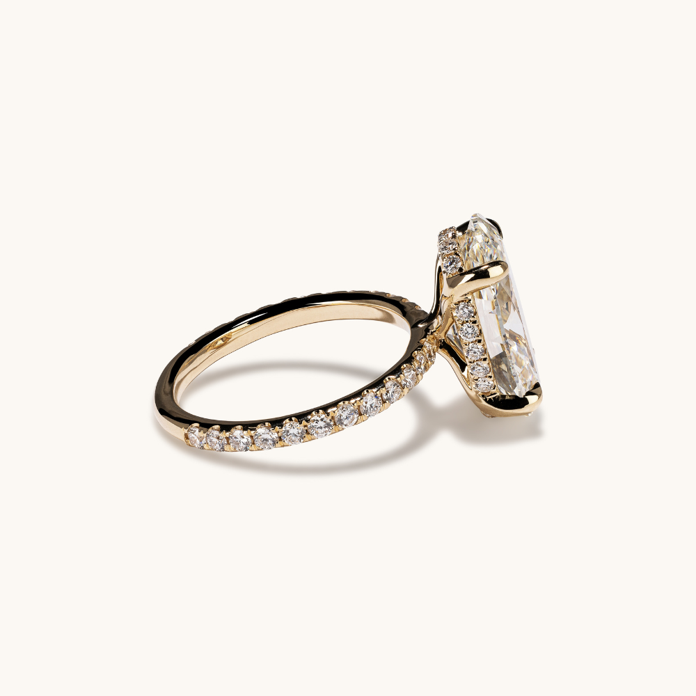 4.90 Oval Lab Diamond Engagement Ring - Happy Jewelers Fine Jewelry Lifetime Warranty