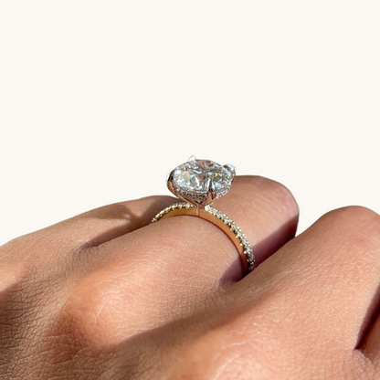 3.50 Round Lab Diamond Engagement Ring - Happy Jewelers Fine Jewelry Lifetime Warranty