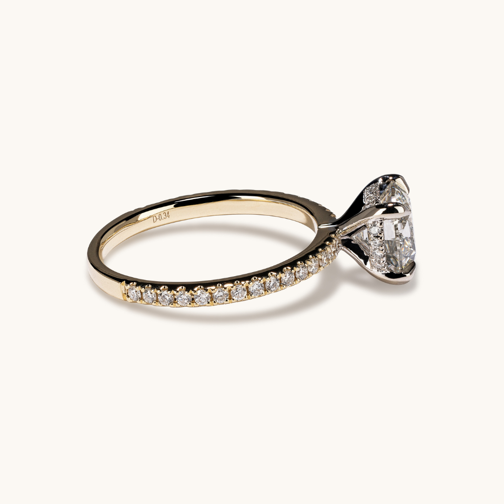 1.89 Round Lab Diamond Engagement Ring