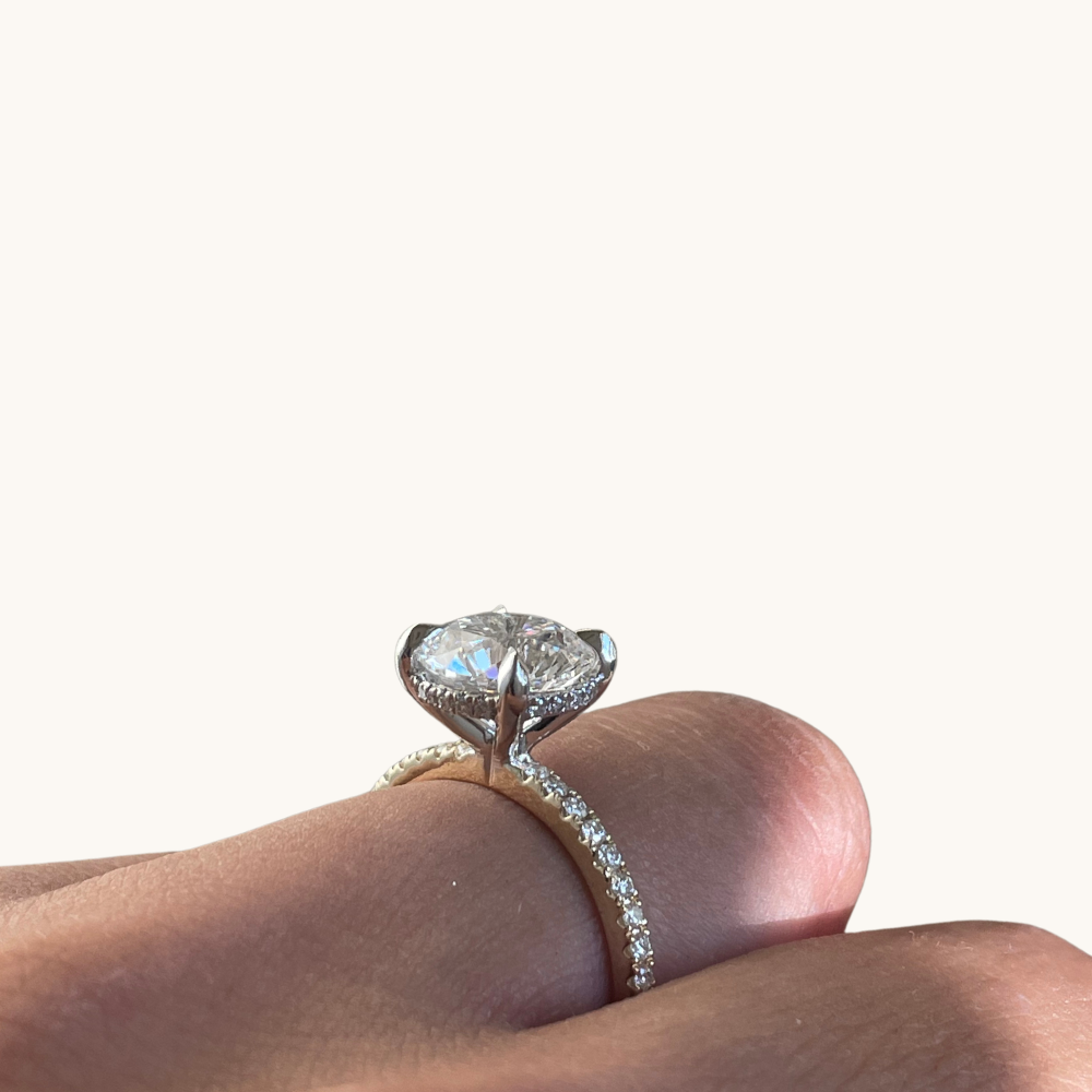 2.52 Round Lab Diamond Engagement Ring - Happy Jewelers Fine Jewelry Lifetime Warranty