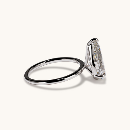 3.08 Pear Lab Diamond Engagement Ring - Happy Jewelers Fine Jewelry Lifetime Warranty