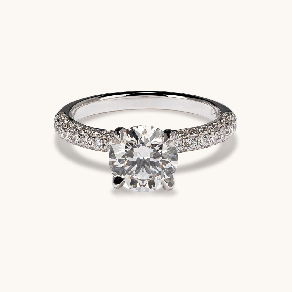 1.59 Round Lab Diamond Engagement Ring - Happy Jewelers Fine Jewelry Lifetime Warranty