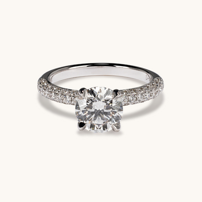 1.59 Round Lab Diamond Engagement Ring - Happy Jewelers Fine Jewelry Lifetime Warranty