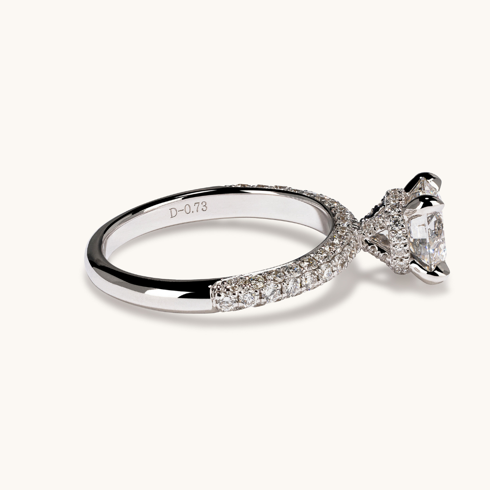 1.59 Round Lab Diamond Engagement Ring