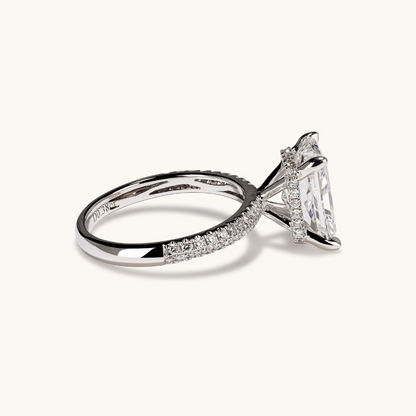 3.59 Radiant Lab Diamond Engagement Ring - Happy Jewelers Fine Jewelry Lifetime Warranty