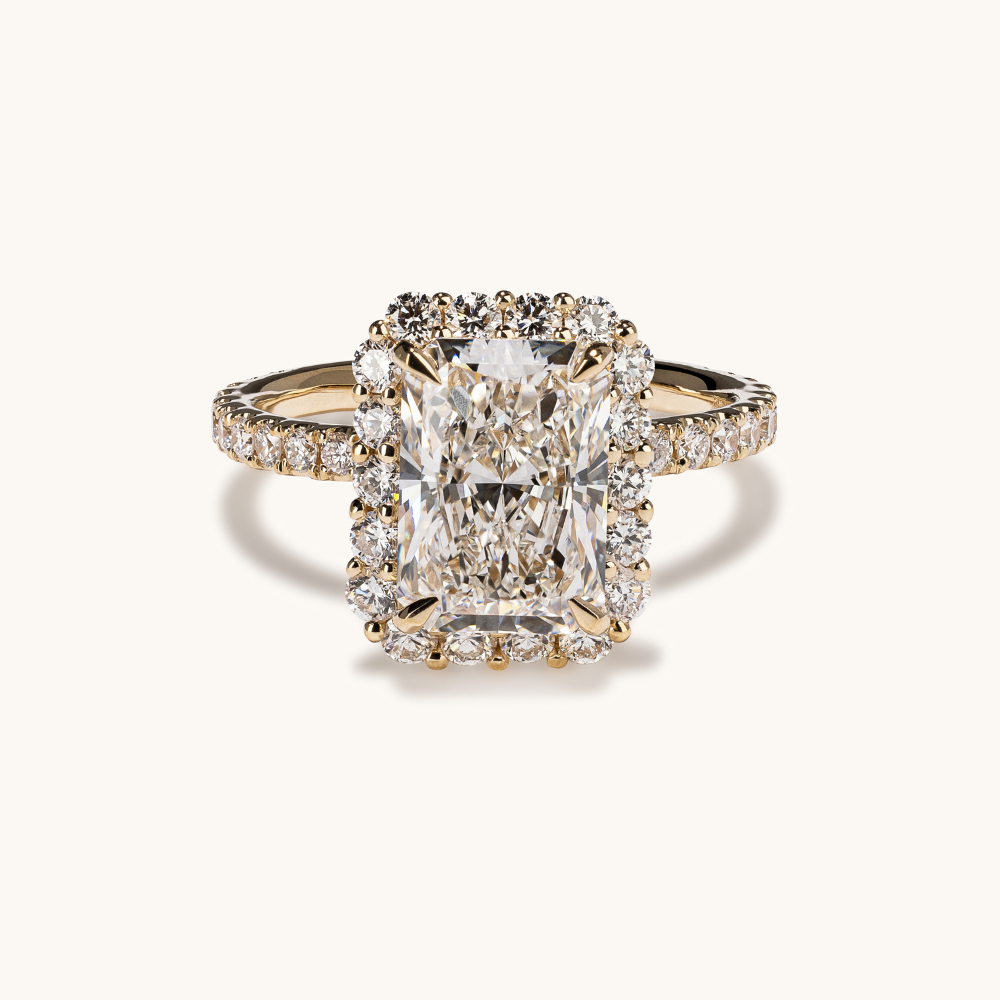 3.08 Radiant Lab Diamond Engagement Ring - Happy Jewelers Fine Jewelry Lifetime Warranty