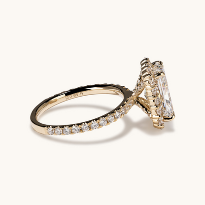 3.08 Radiant Lab Diamond Engagement Ring - Happy Jewelers Fine Jewelry Lifetime Warranty