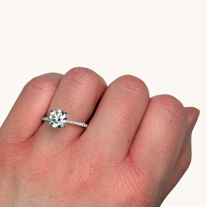 1.71 Round Lab Diamond Engagement Ring - Happy Jewelers Fine Jewelry Lifetime Warranty