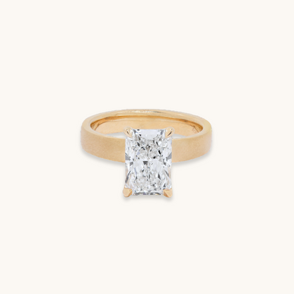 2.59 Radiant Lab Diamond Engagement Ring with Hidden Halo - Happy Jewelers Fine Jewelry Lifetime Warranty