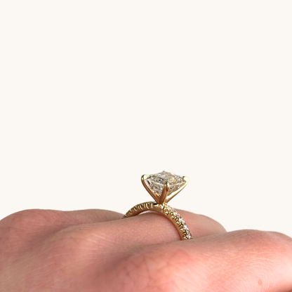 2.42 Emerald Lab Diamond Engagement Ring - Happy Jewelers Fine Jewelry Lifetime Warranty