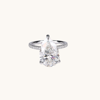 4.77 Pear Lab Diamond Engagement Ring - Happy Jewelers Fine Jewelry Lifetime Warranty