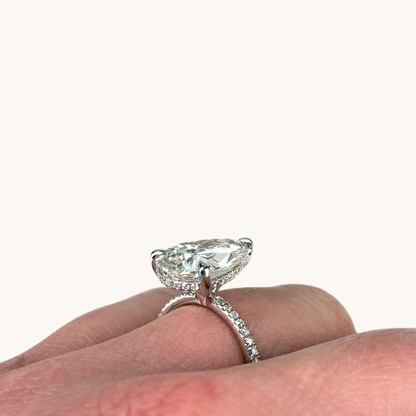 4.77 Pear Lab Diamond Engagement Ring - Happy Jewelers Fine Jewelry Lifetime Warranty
