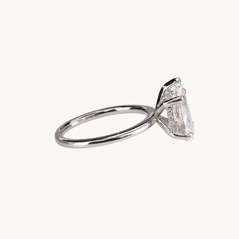 2.33 Pear Lab Diamond Engagement Ring