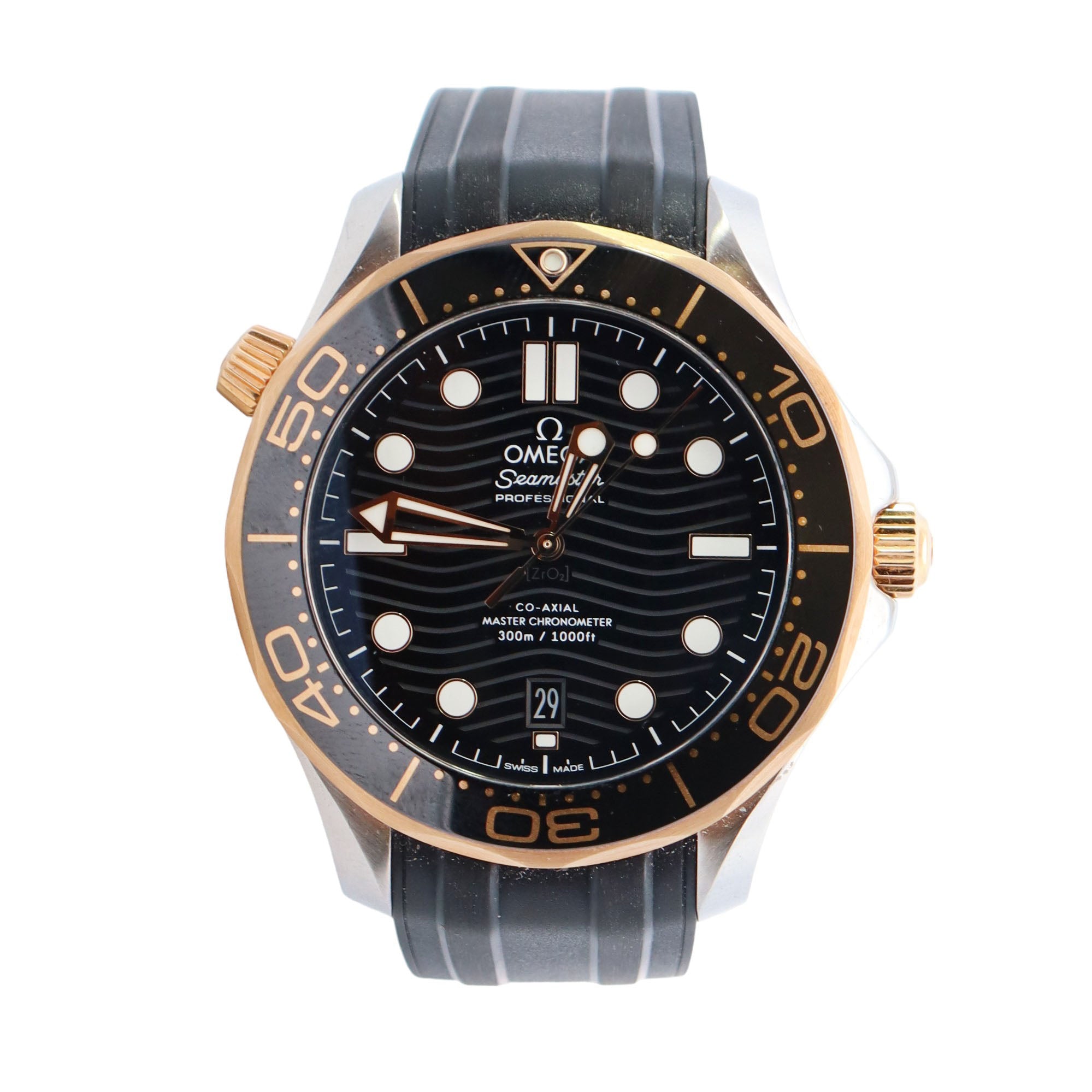 Omega Seamaster 42mm Black Dial Ref# 210.22.42.20.01.001 - Happy Jewelers Fine Jewelry Lifetime Warranty