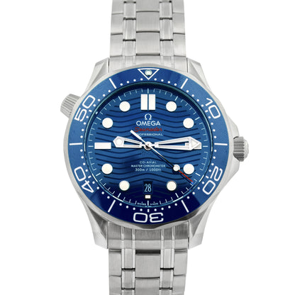 Omega Seamaster 42mm Blue Dial Watch Ref# 210.30.42.20.03.001 - Happy Jewelers Fine Jewelry Lifetime Warranty