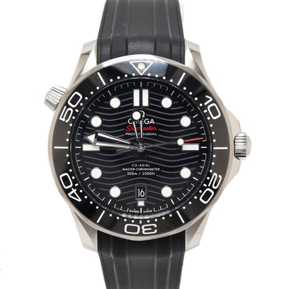 Omega Sea Master 300 Stainless Steel 42mm Black Dot Dial Watch Reference #: 210.32.42.20.01.001 - Happy Jewelers Fine Jewelry Lifetime Warranty