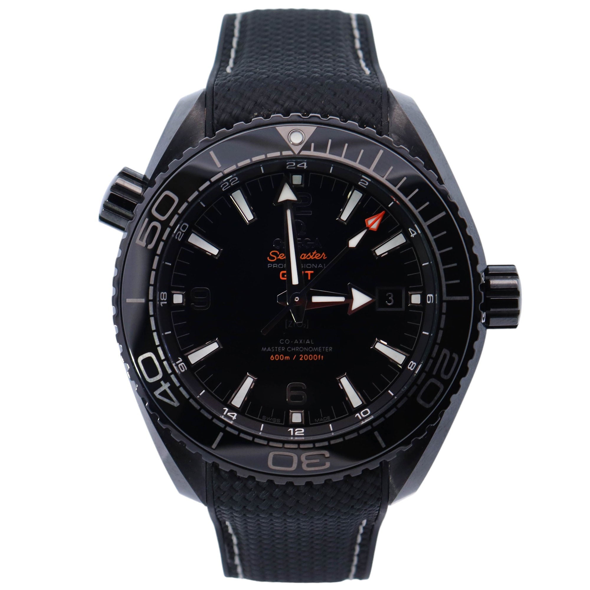 Omega Seamaster 45mm Black Dial Ref# 215.92.46.22.01.001 - Happy Jewelers Fine Jewelry Lifetime Warranty
