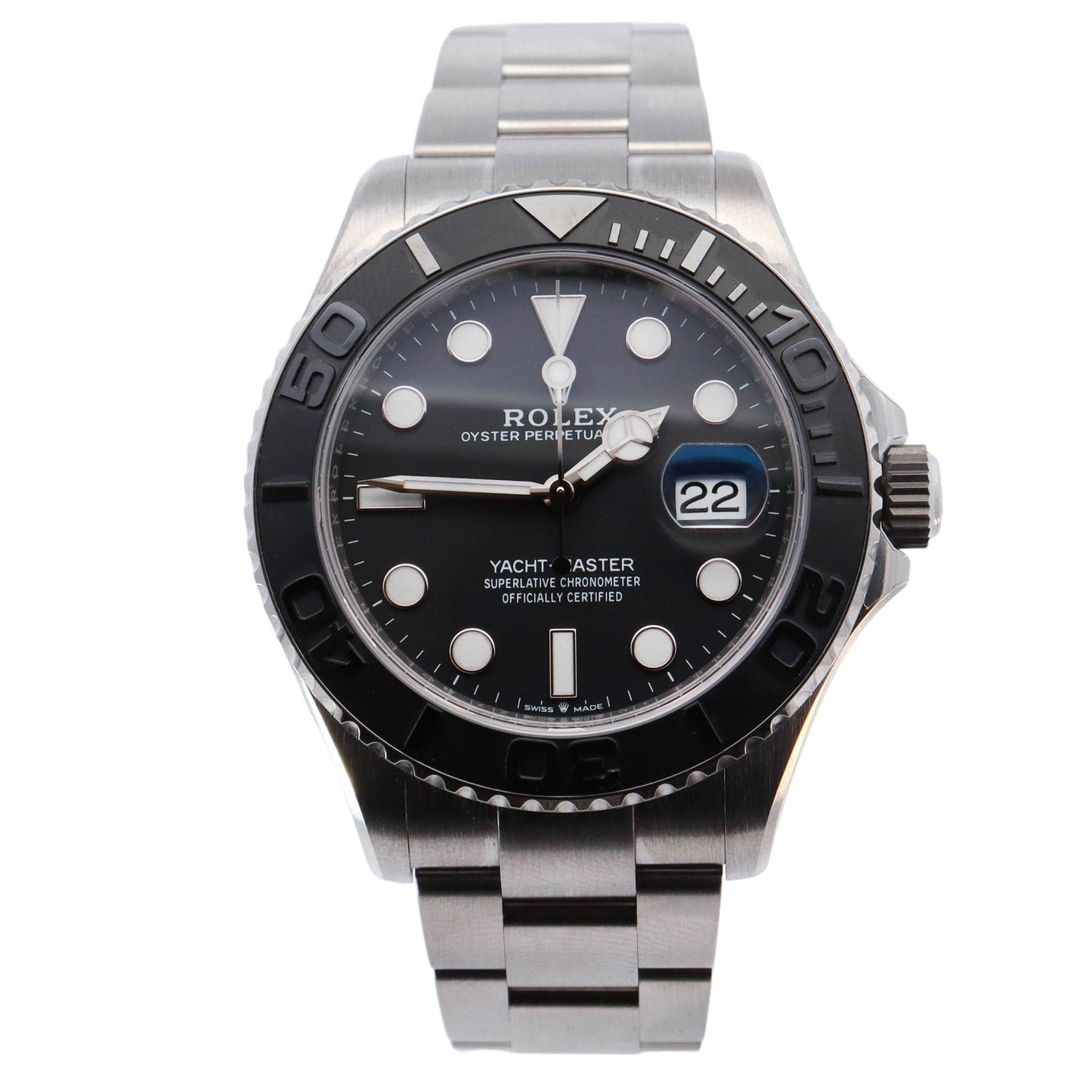 Rolex Yacht Master 42mm Black Dial Watch Ref# 226627