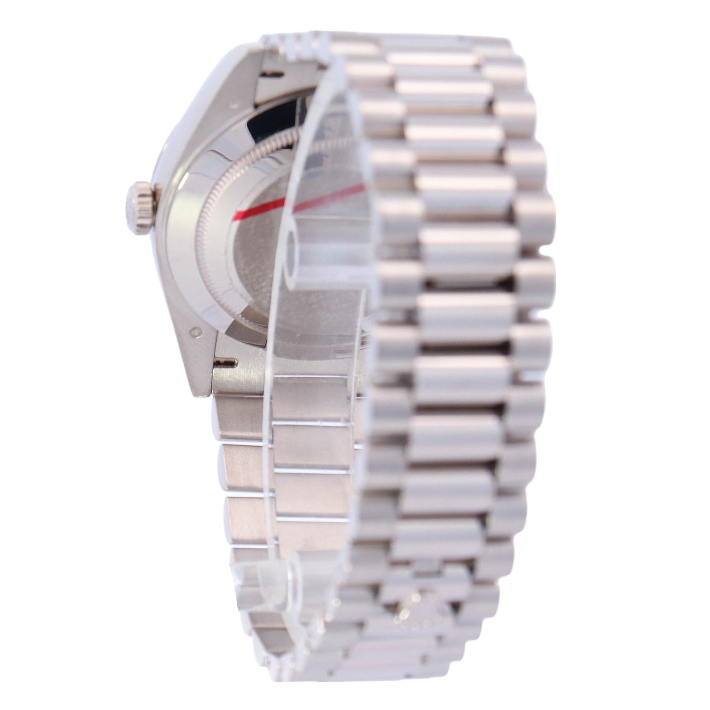 Rolex Men's Day-Date White Gold 40mm Blue Roman Dial Watch Ref# 228239 - Happy Jewelers Fine Jewelry Lifetime Warranty