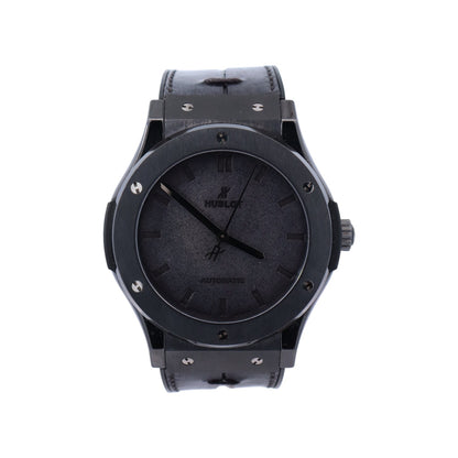 Hublot Classic Fusion 45mm Black Dial Watch Ref# 511.CM.0500.VR.BER16 - Happy Jewelers Fine Jewelry Lifetime Warranty