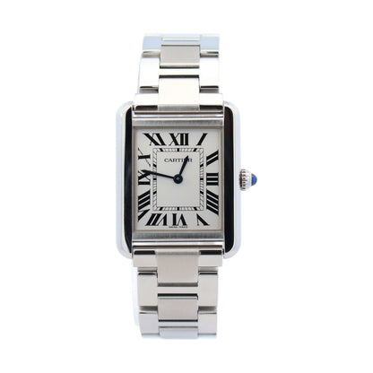 Cartier Tank Solo 24x31mm White Dial Watch Reference #W5200013