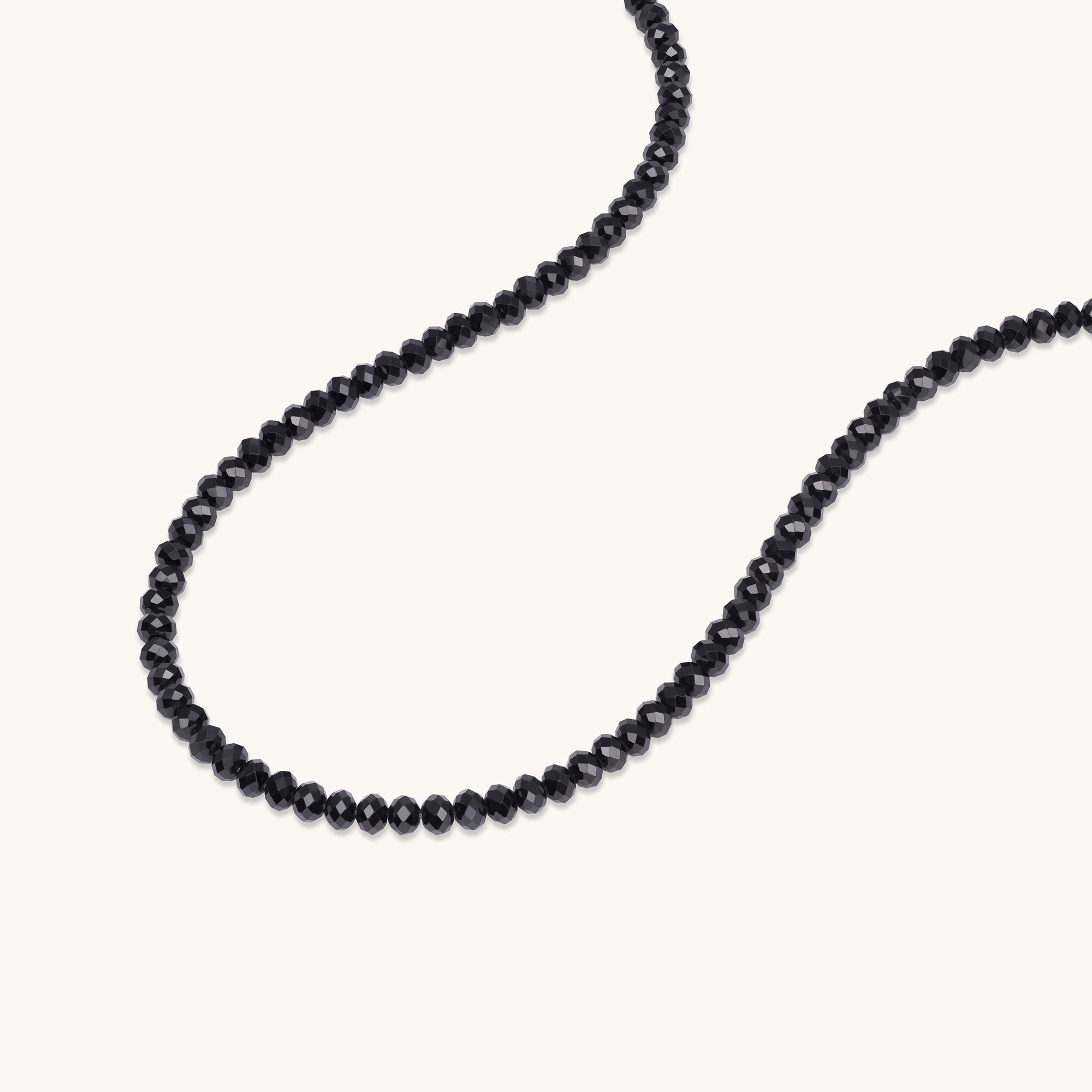 Men's Diamond Cut Black Spinel Necklace - Happy Jewelers Fine Jewelry Lifetime Warranty