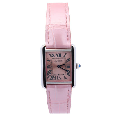 Cartier Tank 31mm Pink Dial Watch Ref# W5200000