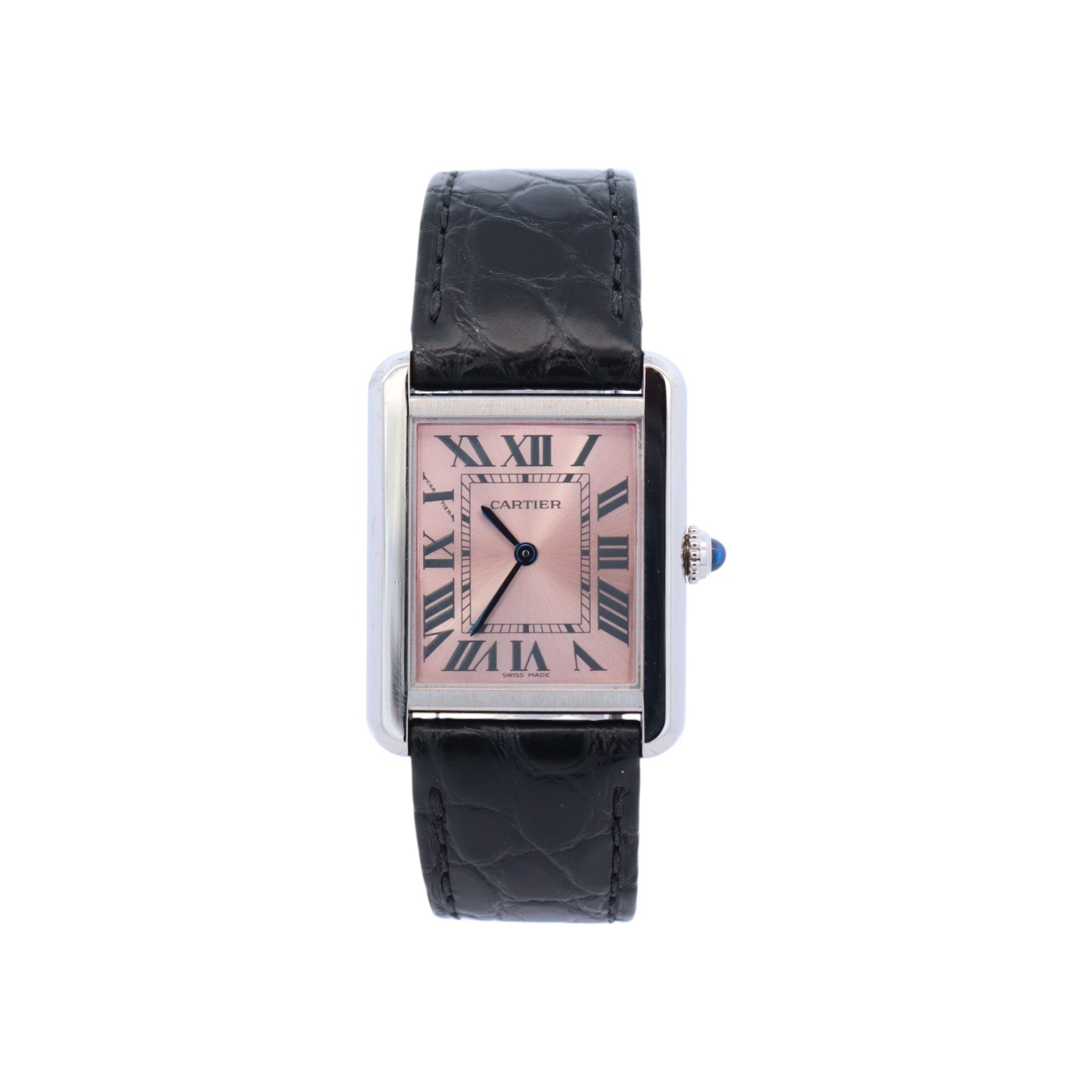 Cartier Tank 31mm Pink Dial Watch Ref# W5200000