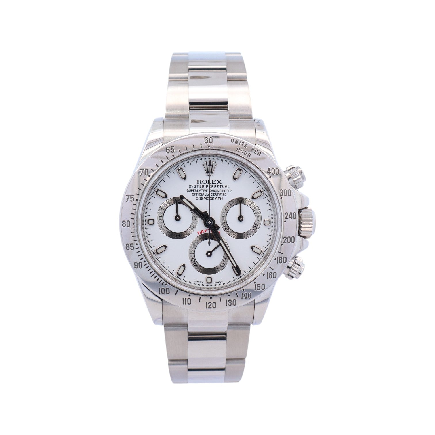 Rolex Daytona 40mm Black Dial Watch Ref# 116520 - Happy Jewelers Fine Jewelry Lifetime Warranty